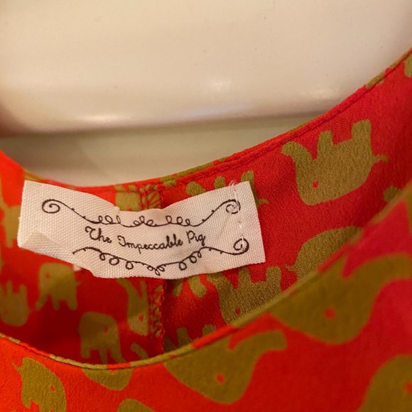 Impeccable Pig Golden Elephant Slip Dress - Picture 4 of 4